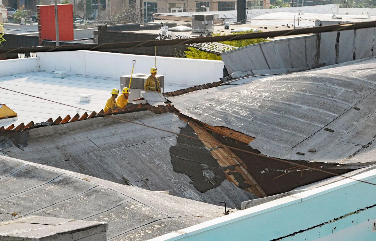 Commercial Roof Fire Damage Repair in Lynn, MA