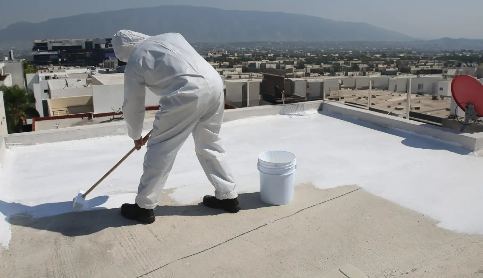 Commercial Roof Hail Damage Repair project in Lynn, MA
