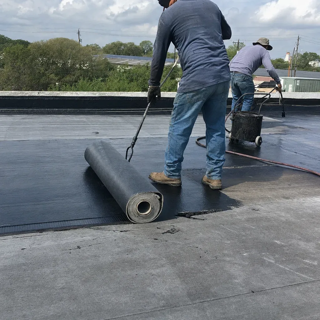 Commercial Roof Membrane Puncture Repair in Lynn, MA