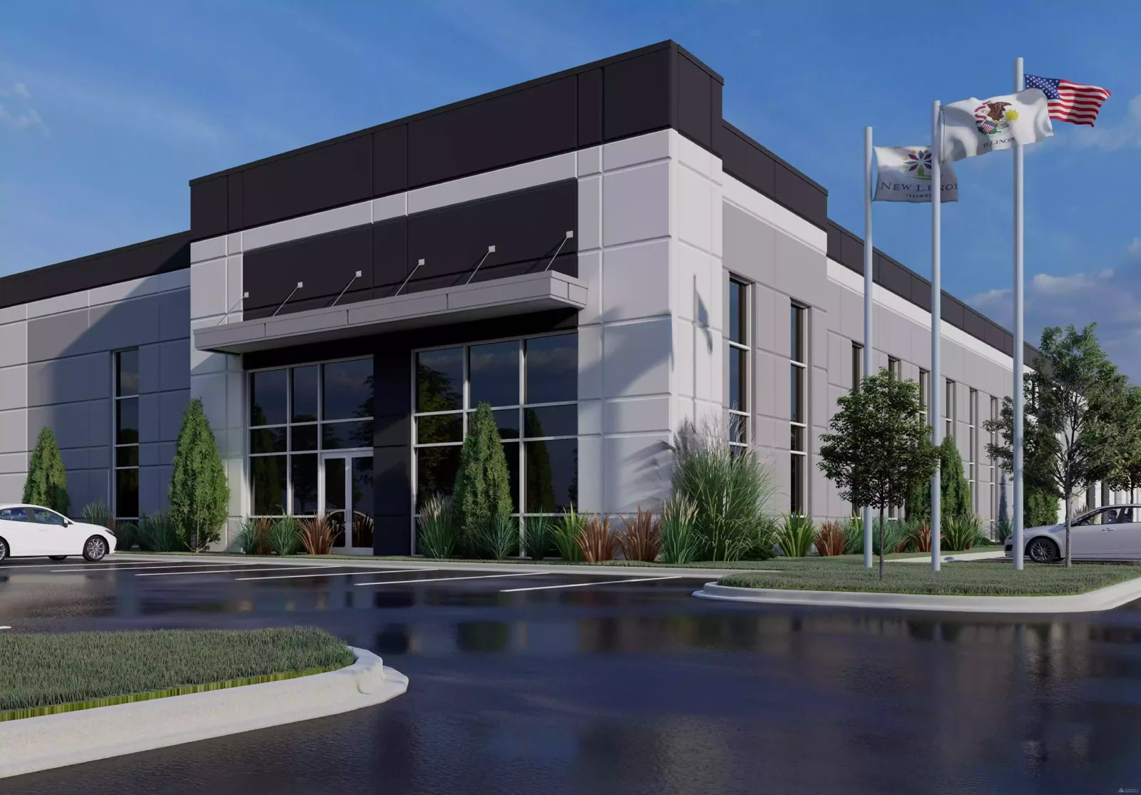 Flex Industrial Building Roofing in Lynn, MA